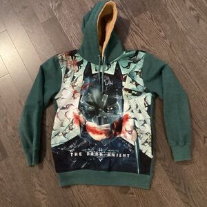 Batman Dark Knight Green Hoodie